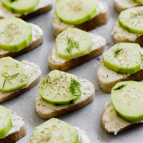 Cucumber & Dill Sandwiches
