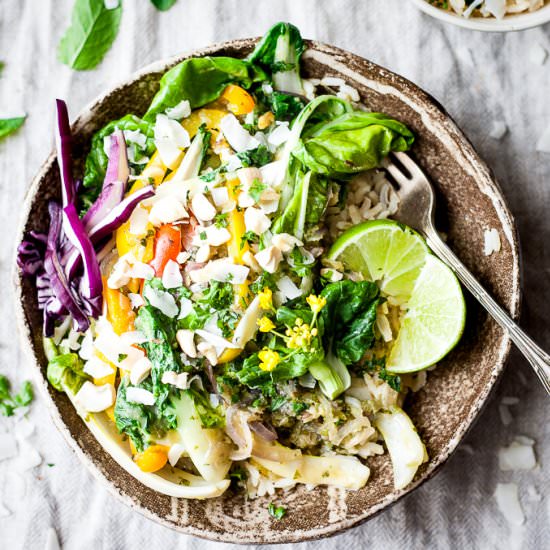 VEGETARIAN THAI GREEN CURRY