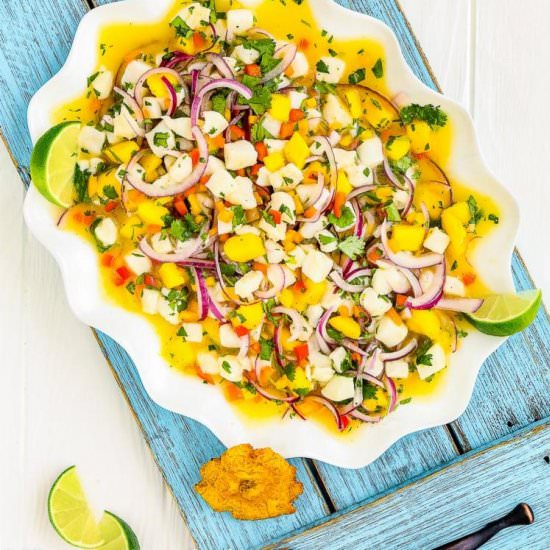 Easy Fish and Mango Ceviche