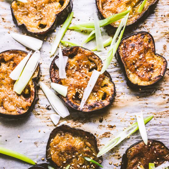 Nobu Style Miso Glazed Eggplant