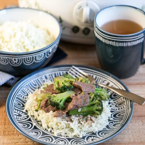 Slow Cooker Beef and Broccoli