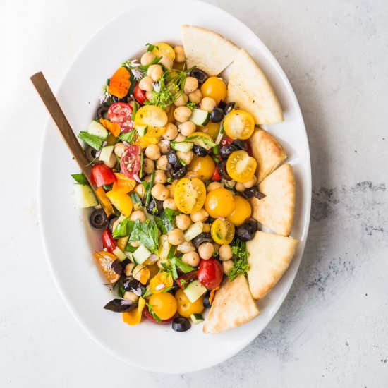 Fresh Greek Nachos