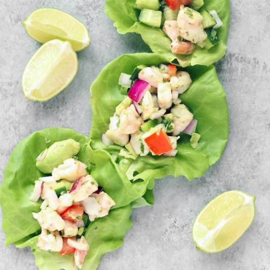 Simple Shrimp Ceviche