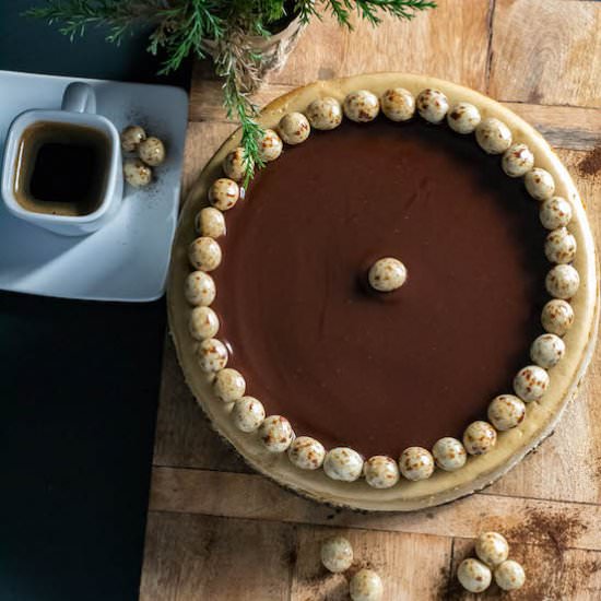 Espresso Cheesecake with Chocolate