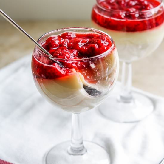 Pineapple Coconut Pana Cotta