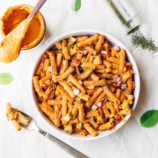 Creamy Red Lentil Pasta
