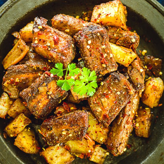 Pork Ribs With Potatoes