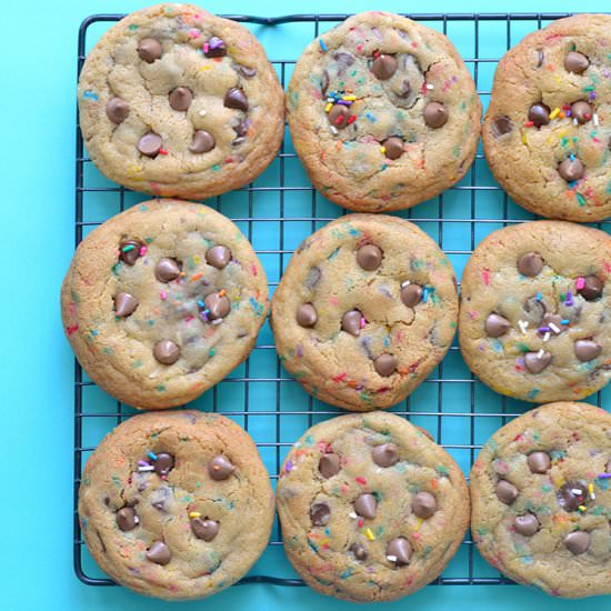 Funfetti Chocolate Chip Cookies