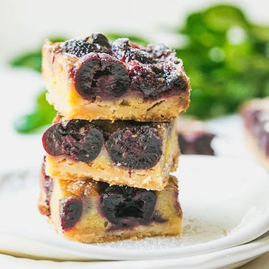 Brown Butter Cherry Bars