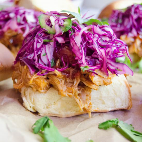 BBQ Chicken Sliders