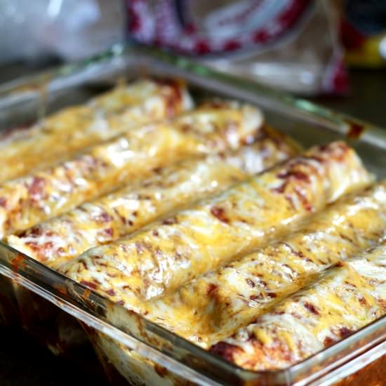 Healthier Chicken Enchiladas