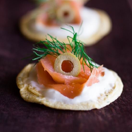 Salmon Mini-Omelettes
