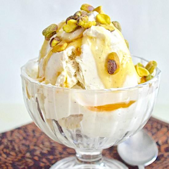 Honey Lavender Lemon Frozen Yogurt