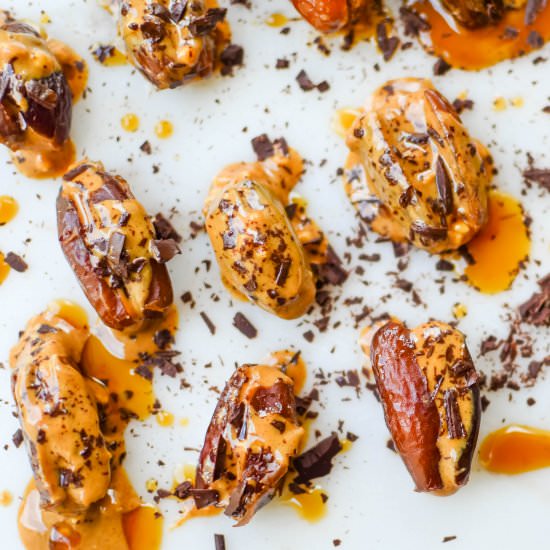 Peanut Butter stuffed Dates