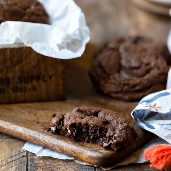 Chocolate Chocolate Chip Cookies