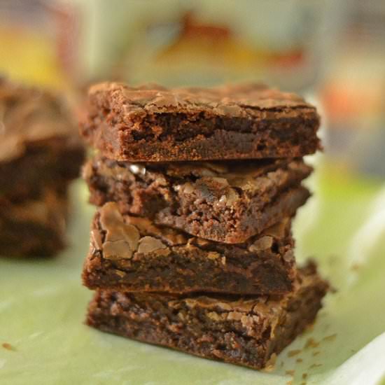 3-ingredient nutella brownies