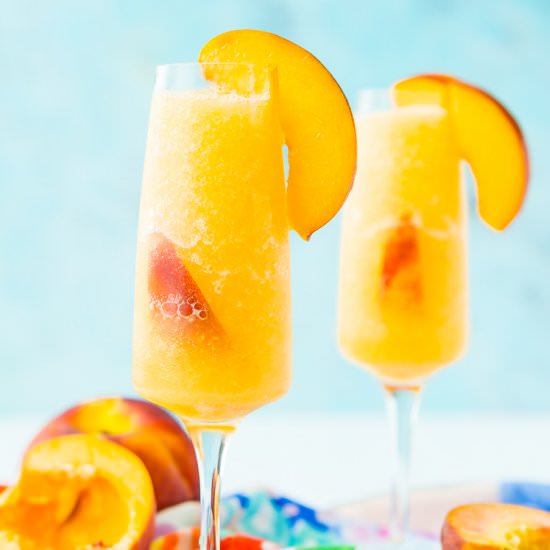 Frozen Peach Bellini