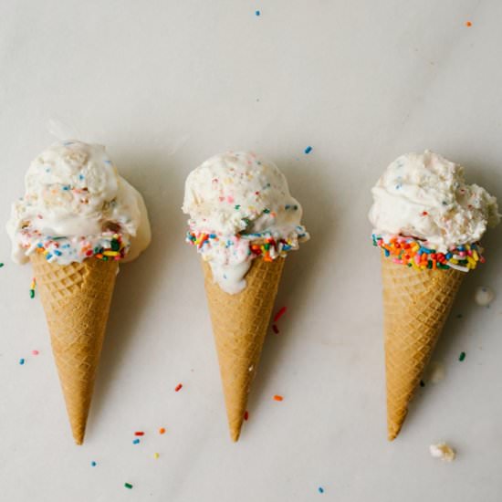 No-Churn Sugar Cookie Ice Cream