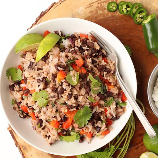 30-minute Black Beans and Rice