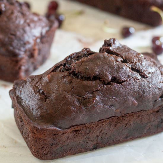 BLACK FOREST CHOCOLATE BANANA BREAD