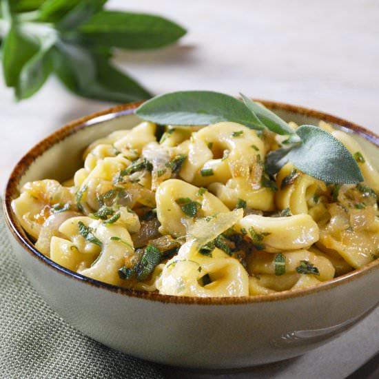 Tortellini with Sage Butter