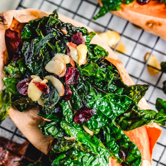 Vegan Loaded Sweet Potatoes