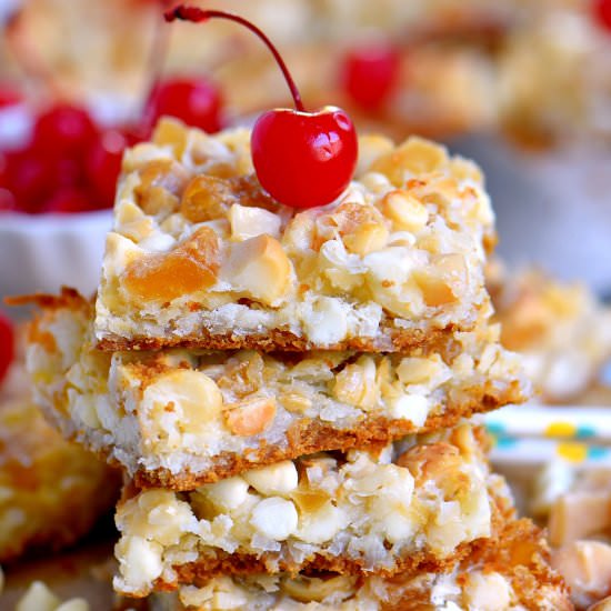 Piña Colada Magic Bars