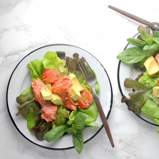 Grilled Salmon Salad