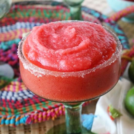 Frozen Strawberry Margaritas