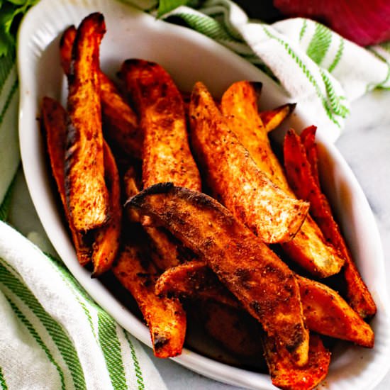 Grilled Sweet Potato Wedges