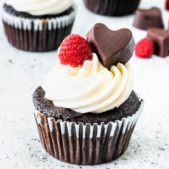 Raspberry Cupcakes