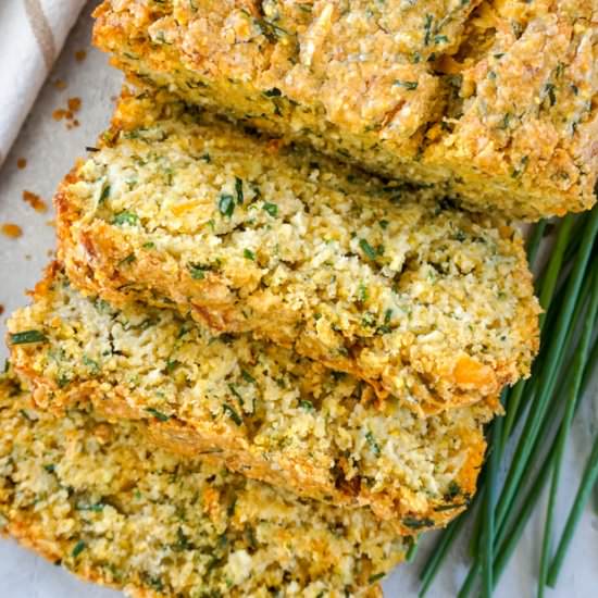 Cheddar Chive Zucchini Bread