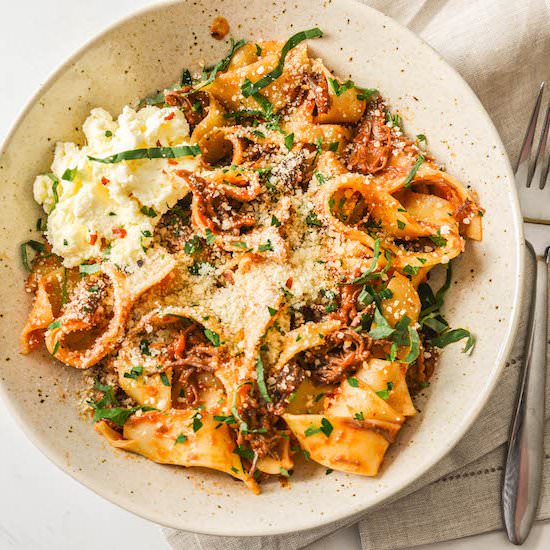 Short Rib Ragu with Ricotta