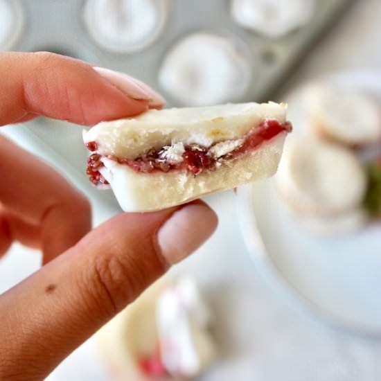 Strawberry Chia Coconut Butter Cups