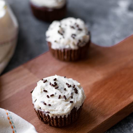 gluten free chocolate cupcake