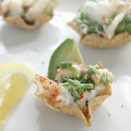Lobster Avocado Bites