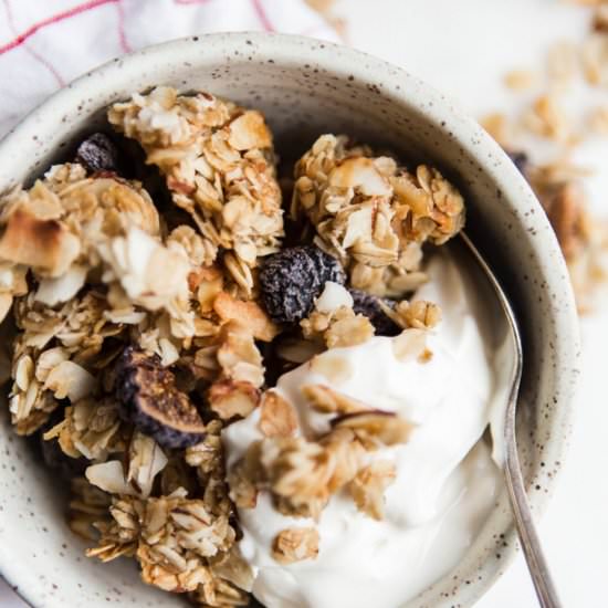 Granola with Figs and Coconut