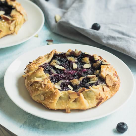 Blueberry Almond Galettes