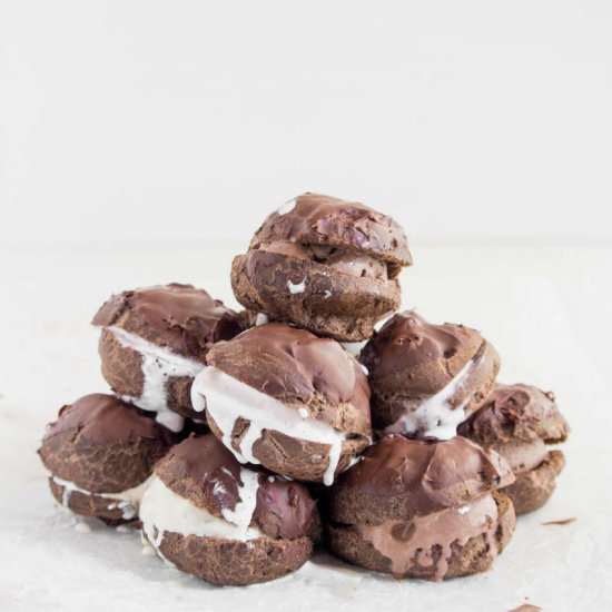 Double Decker Chocolate Profiterole