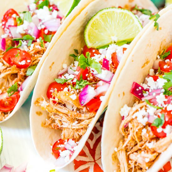 Shredded Chicken Tacos
