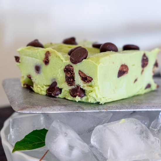 Avocado Chocolate Chip Ice Cream