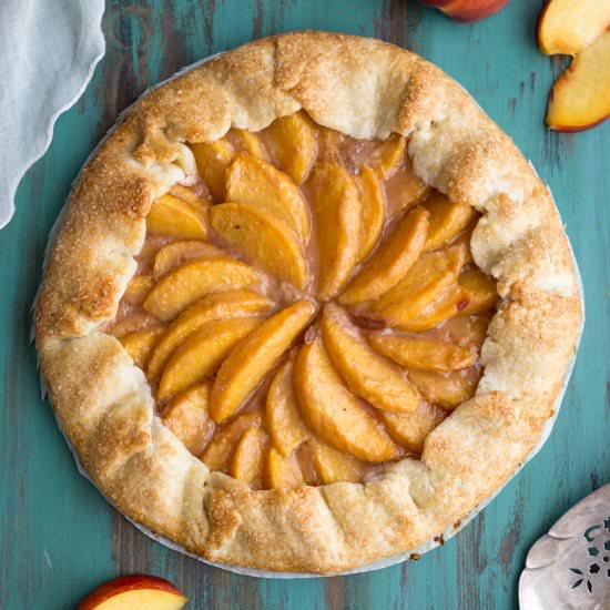 Peach Crostata