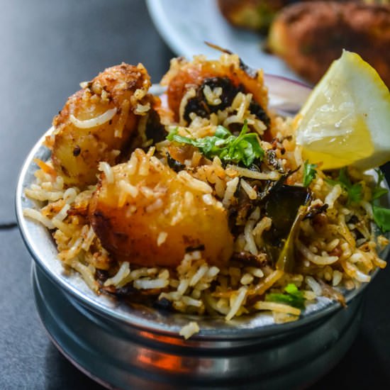 DUM ALOO BIRYANI