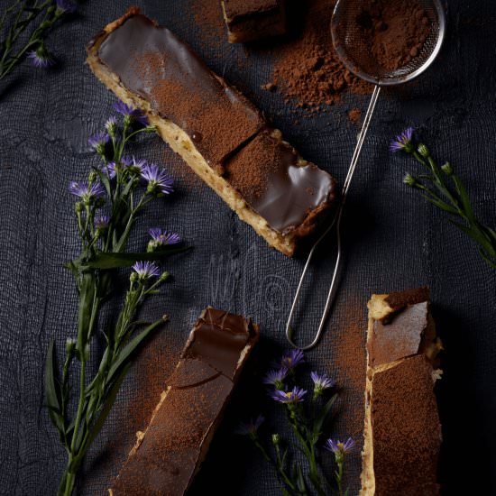 Lemon, Coconut, Dark Chocolate Bars
