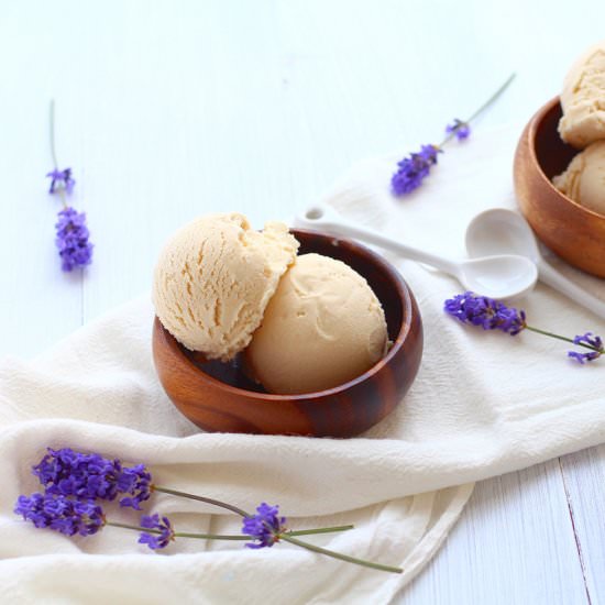 Honey Lavender Ice Cream