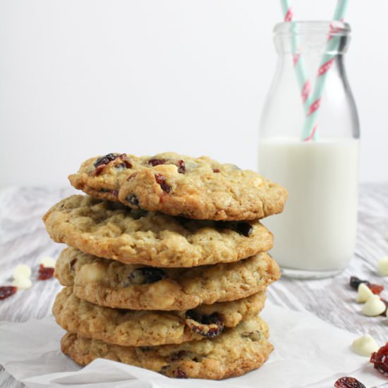 White Chocolate Cranberry Cookies