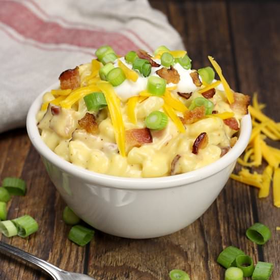 Loaded Stove Top Mac and Cheese