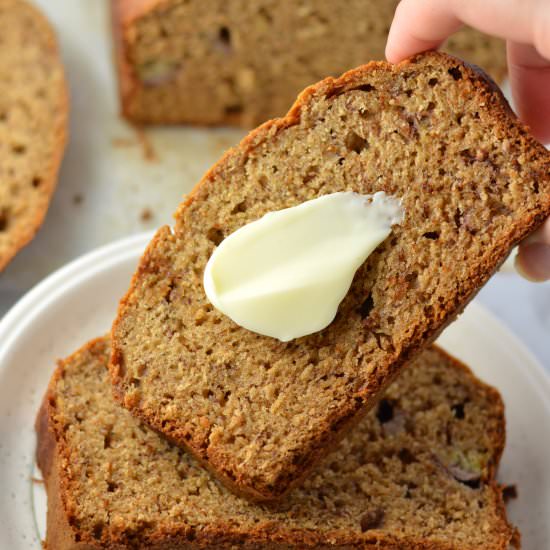 Peanut Butter Banana Bread