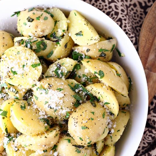 Easy Lemon Herb Potatoes