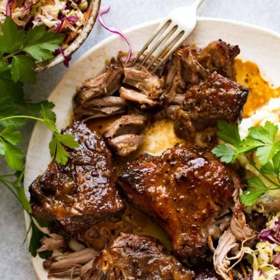 BROWN SUGAR GARLIC BUTTER PORK